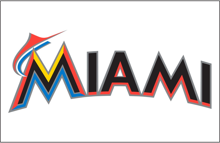 Miami Marlins 2012-2018 Jersey Logo iron on transfers for fabric version 2